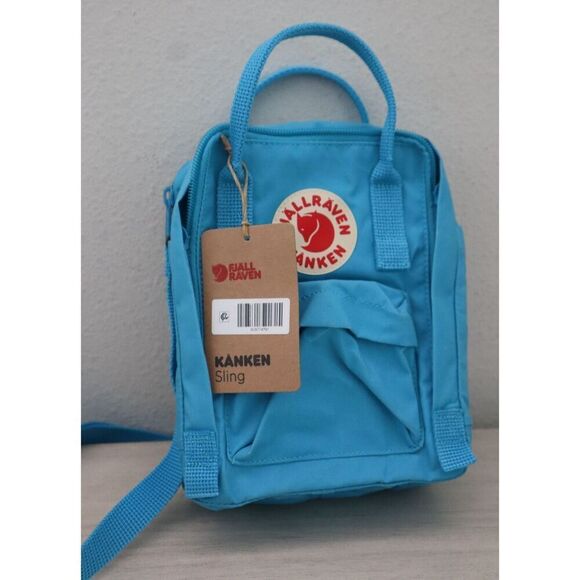 Fjallraven 23797-532 Unisex Turqoise Kanken Mini Crossbody Sling Shoulder Bag - Picture 8 of 9